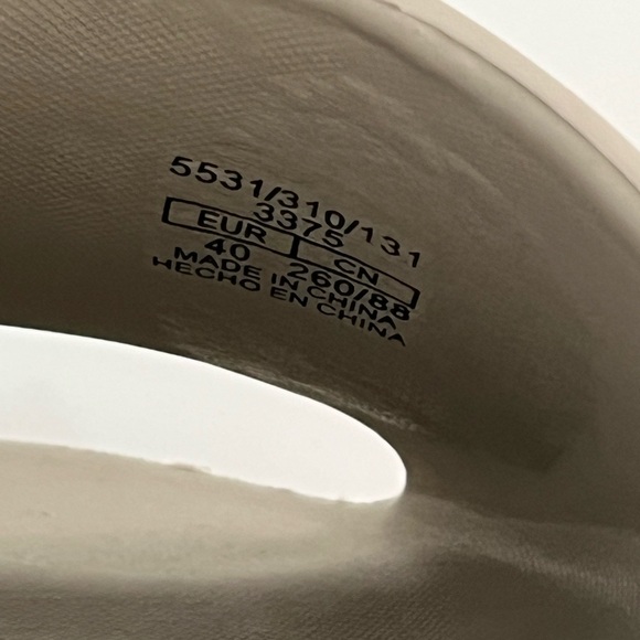 Zara Taupe Slide Sandals - Picture 5 of 6